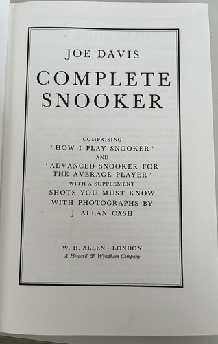 Complete Snooker By Joe Davis - Picture 3 of 4
