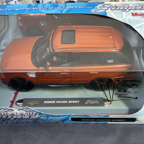 Maisto 1:18 Scale Diecast Orange Range Rover Sport Playerz Edition - Picture 8 of 15