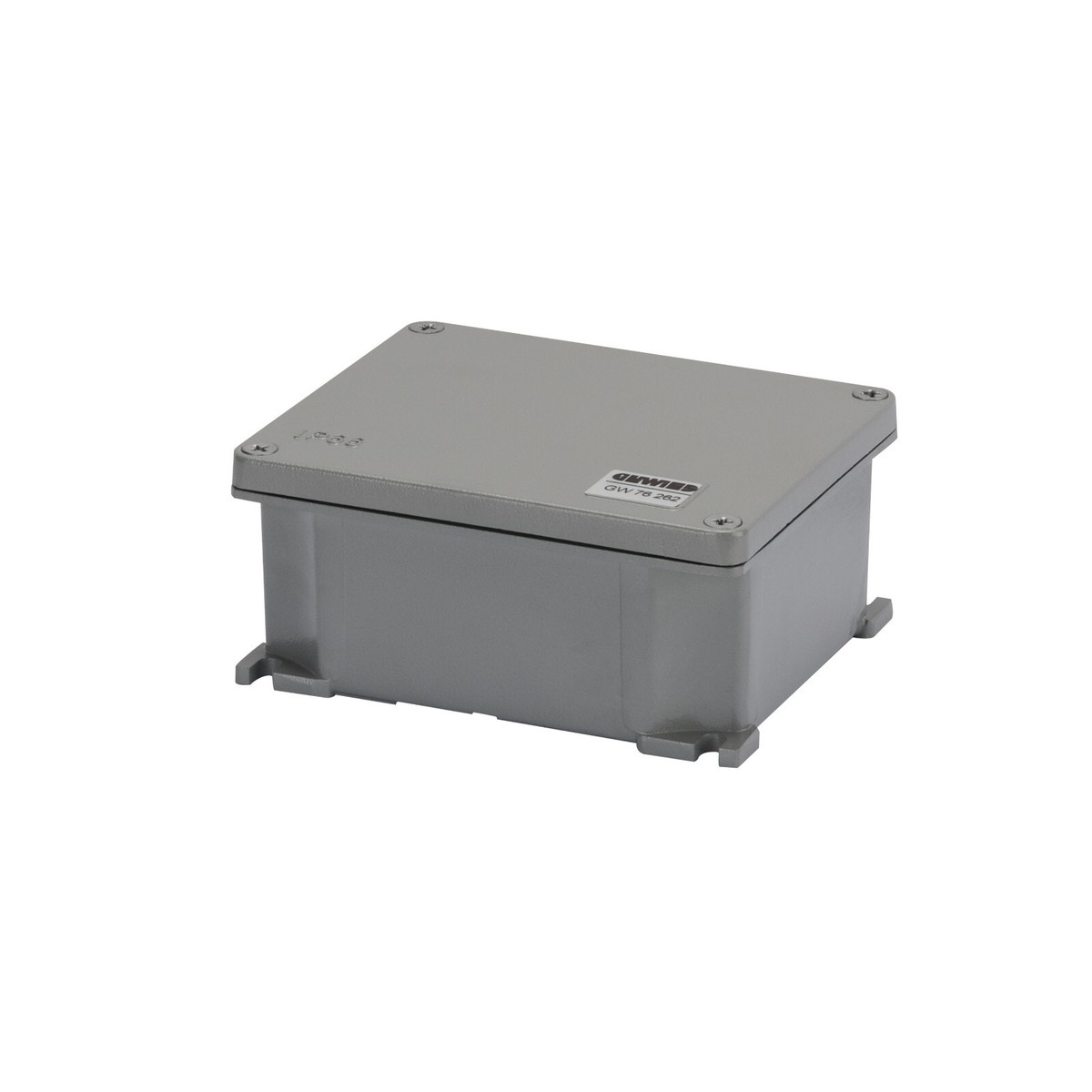 GEWISS GW76262 JUNCTION BOX IN DIE-CAST ALUMINIUM GREY