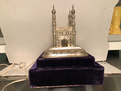 INDIA TEMPLE SILVER LAMP SRI BALAJI HANDICRAFT INDUSTRIES