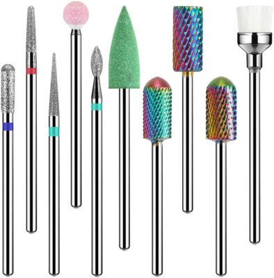 HM Fräser Bit Hartmetallfräser Nagelfräser Fräseraufsatz Hartmetall Fräsaufsatz 