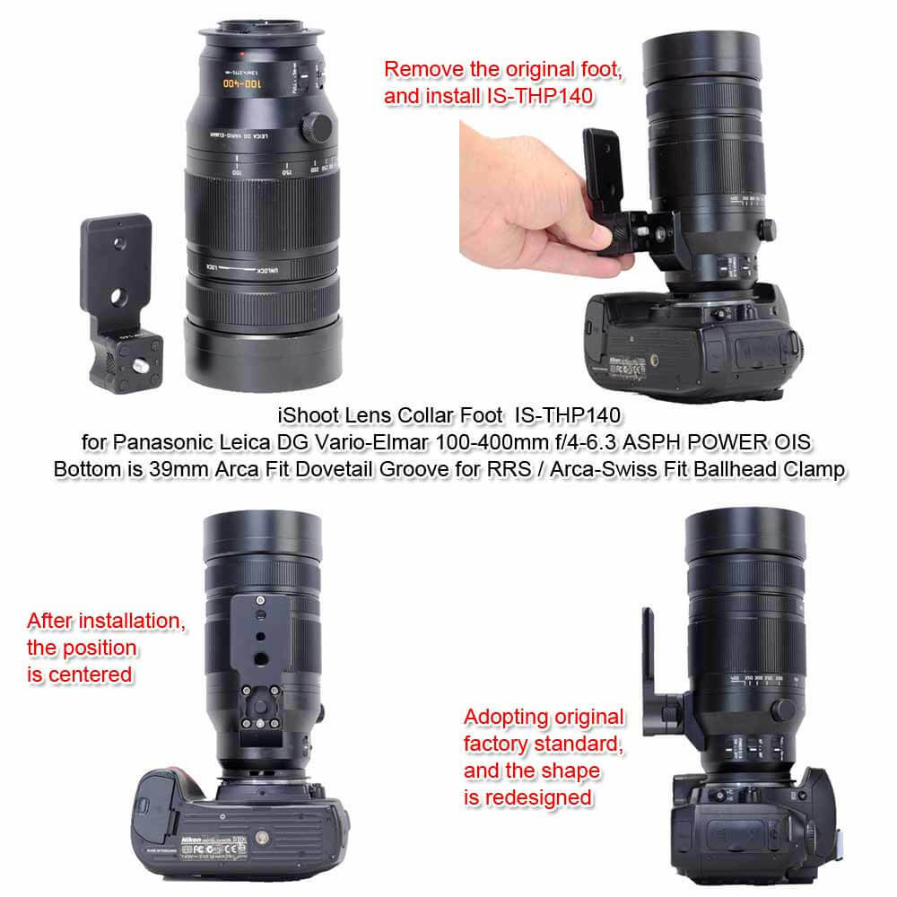 Lens Tripod Collar Foot for Panasonic Leica DG 100-400mm f/4-6.3 