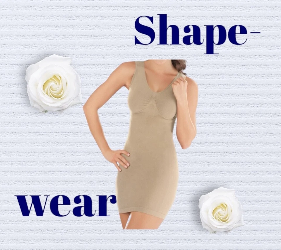 Unterkleid Figur Body beige M 36 - 38 Straffung Shapewear nahtlos Miederkleid - Bild 1 von 4