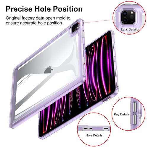 Funda rígida transparente ligera antiarañazos para iPad mini 7 (A17 Pro)/Pro11/Air 11 - Imagen 6 de 17