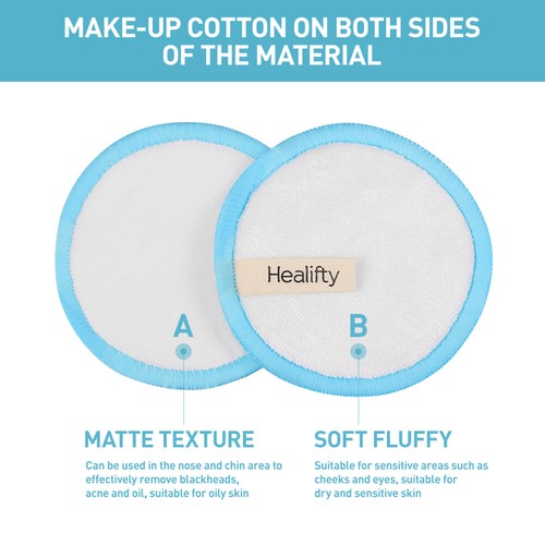 16PCS Skin Wash Cloth Facial Cleansing Sponges Skin Pad - Picture 2 of 9
