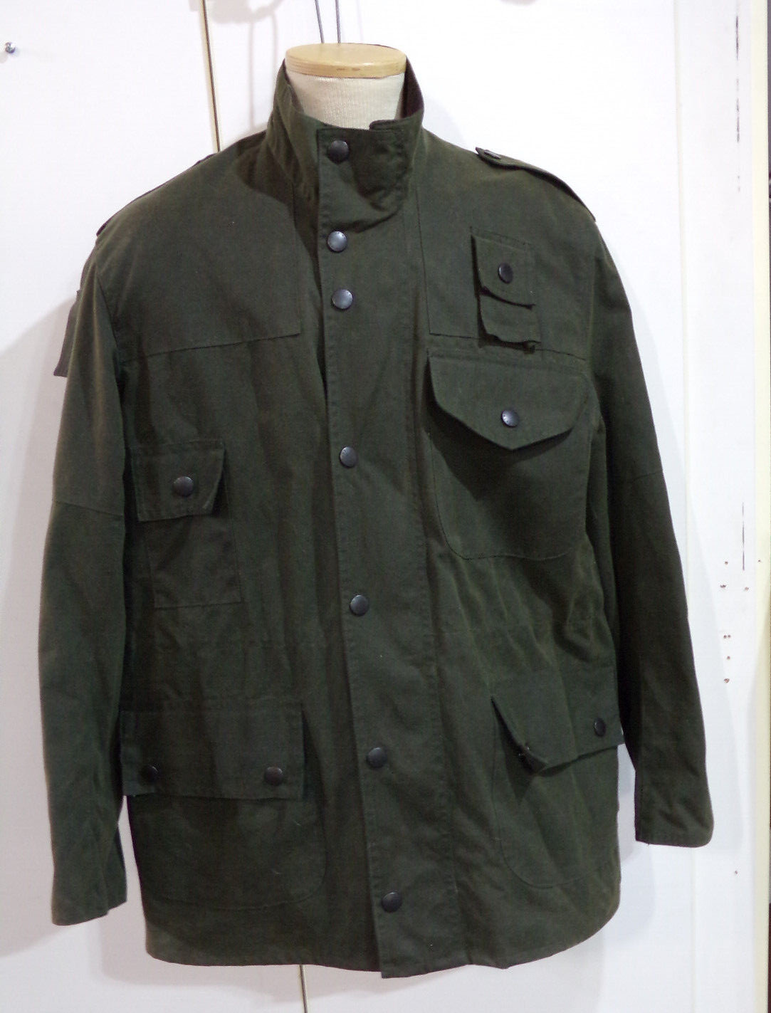 Barbour Cowen Commando A550 Jacket Men's US 42 / 107cm Olive Green