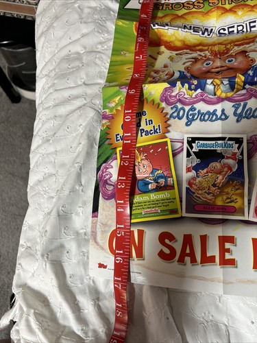 1986 GARBAGE PAIL KIDS 3rd SERIES 4 ON SALE HERE. BOX TOPPER (folded) 17”x 10.5” - Picture 3 of 4