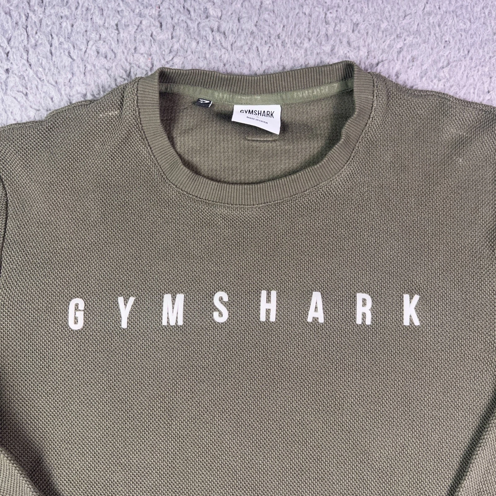 gymshark knit pullover crewneck long sleeve thermal sweatshirt