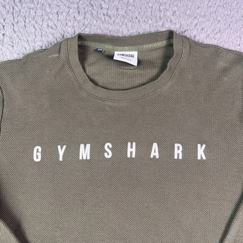 gymshark knit pullover crewneck long sleeve thermal sweatshirt