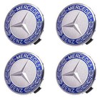 <!--F#f_0-->4x car vechicle wheel hub cover caps light blue for Mercedes benz 75mm<!--F/-->