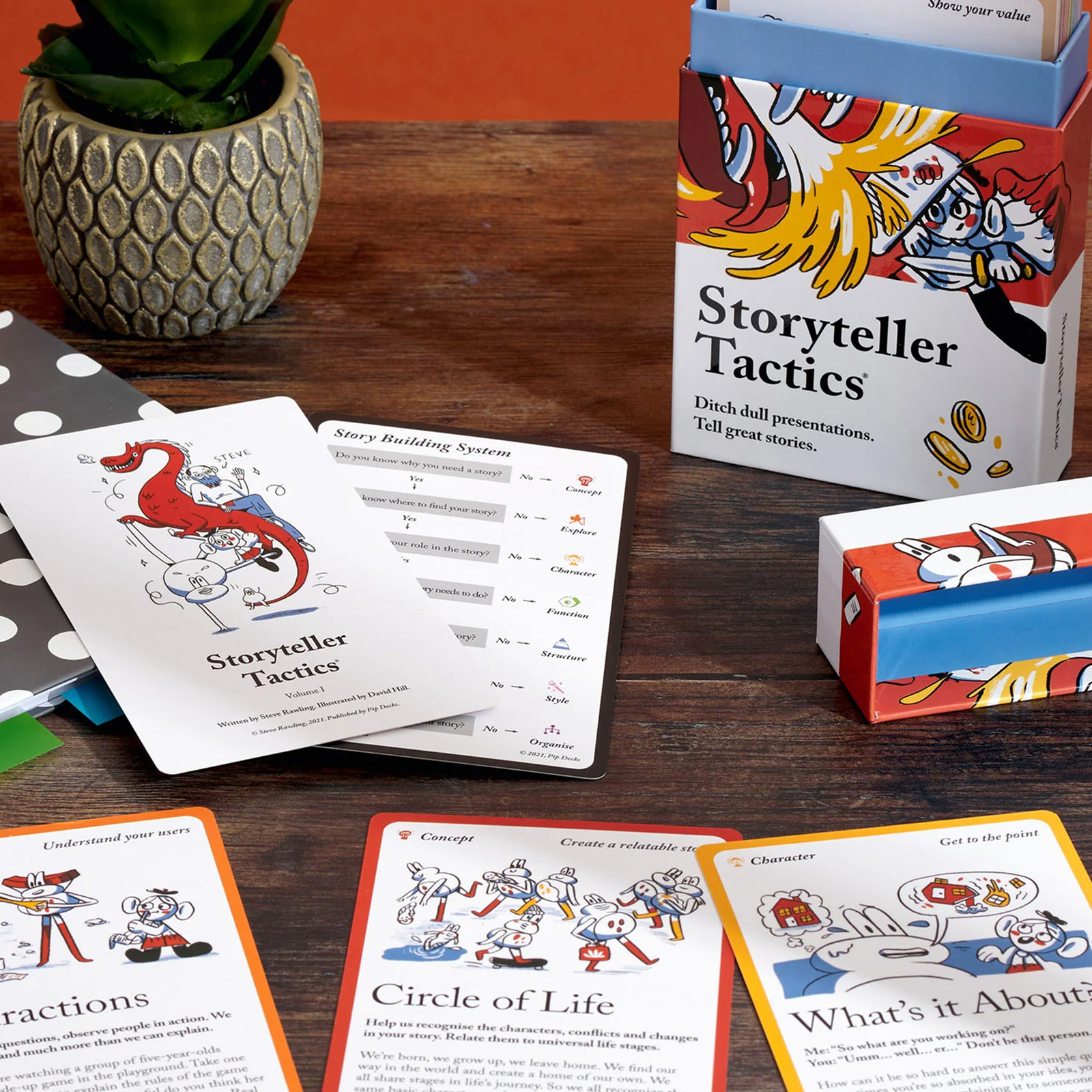 Steve Rawling - Pip Decks Storyteller Tactics 54 Card Deck Storyteller Tactics