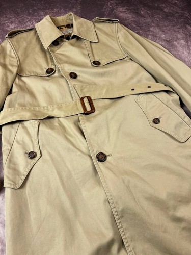 Journal Standard JS Homestead Trench Coat Jacket Mens size 40 / S made in Japan - Picture 4 of 10