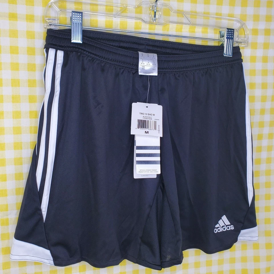 Nuevo con etiquetas Pantalones Cortos de Fútbol Adidas Tiro 13 Negro Cobalto/Blanco Juvenil Mediano - Reino Unido 12-14 Foto 4 de 4