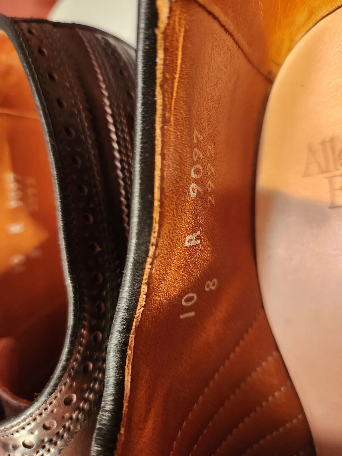 ALLEN EDMONDS SHELL CORDOVAN MacNeil Burgundy Blu… - image 10