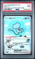 2024 POKEMON PAF EN-PALDEAN FATES SPECIAL ILLUSTRATION RARE #232 MEW EX PSA 9