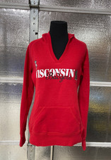 University Of Wisconsin Badgers Hoodie - Womens Medium - Soffe - Pullover