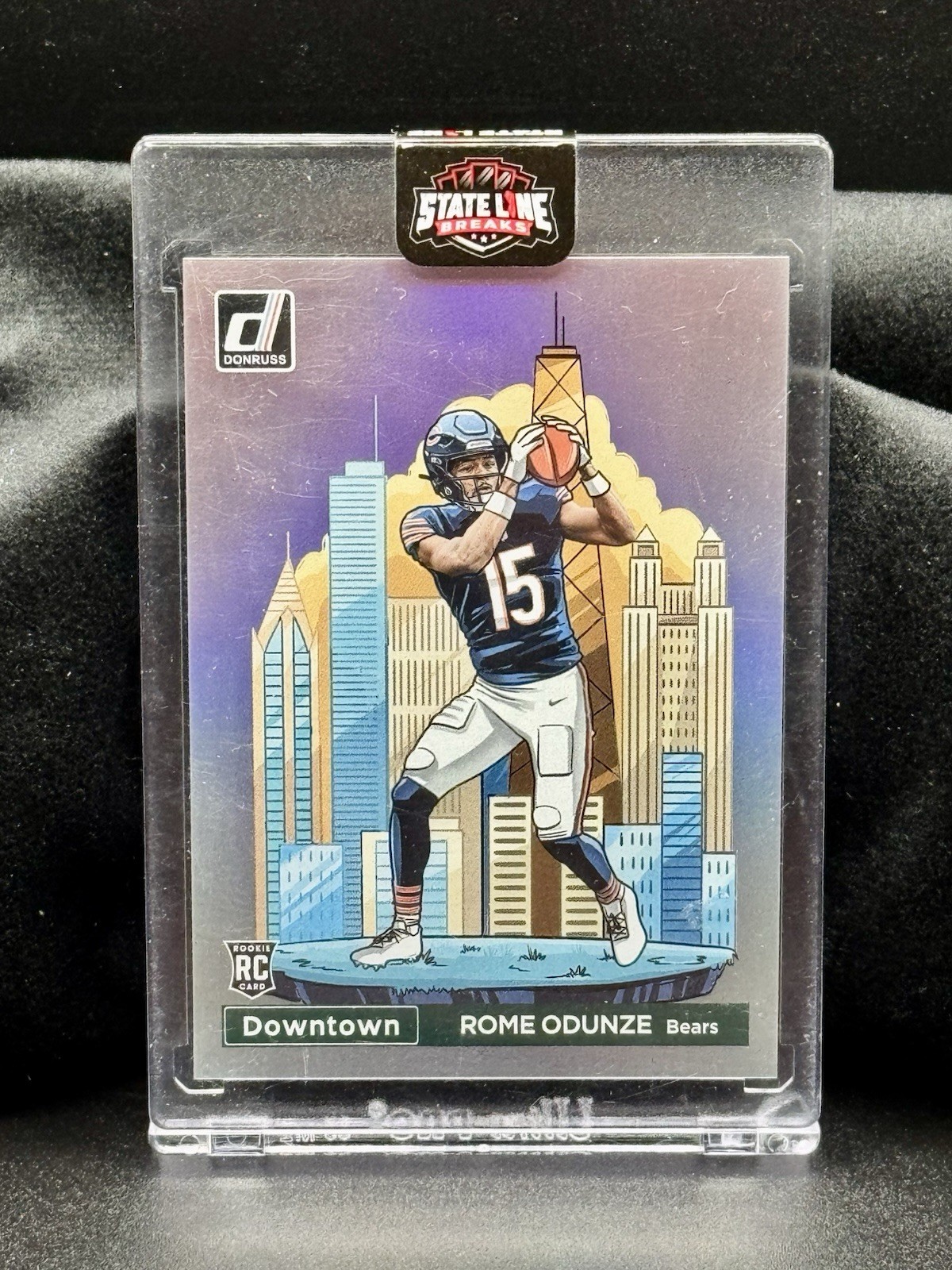 2024 Panini Donruss - Downtown! Rome Odunze #15 (RC)