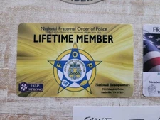 FOUR (4) F.O.P. Courtesy Cards / ID LODGE CARDS - FREE SHIPPING