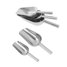 5pcs Stainless Steel Multi Functional Ice Flour Food Scoops for Home