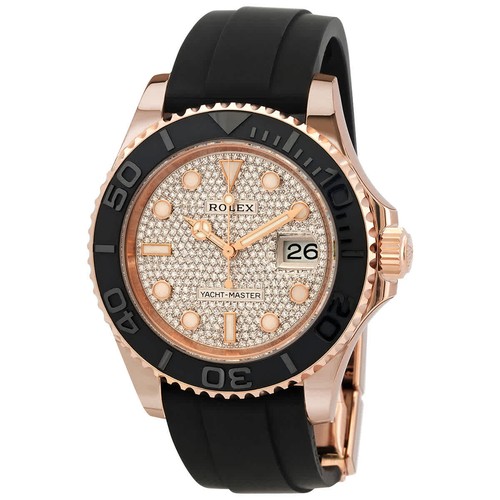Rolex Yacht-Master Diamond Pave Dial Men's Watch 126655-0005