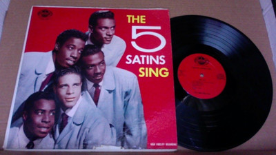 X RARE 1956 LP The 5 Satins Sing 1st press EMBERS album ELP-100 up to $500 book