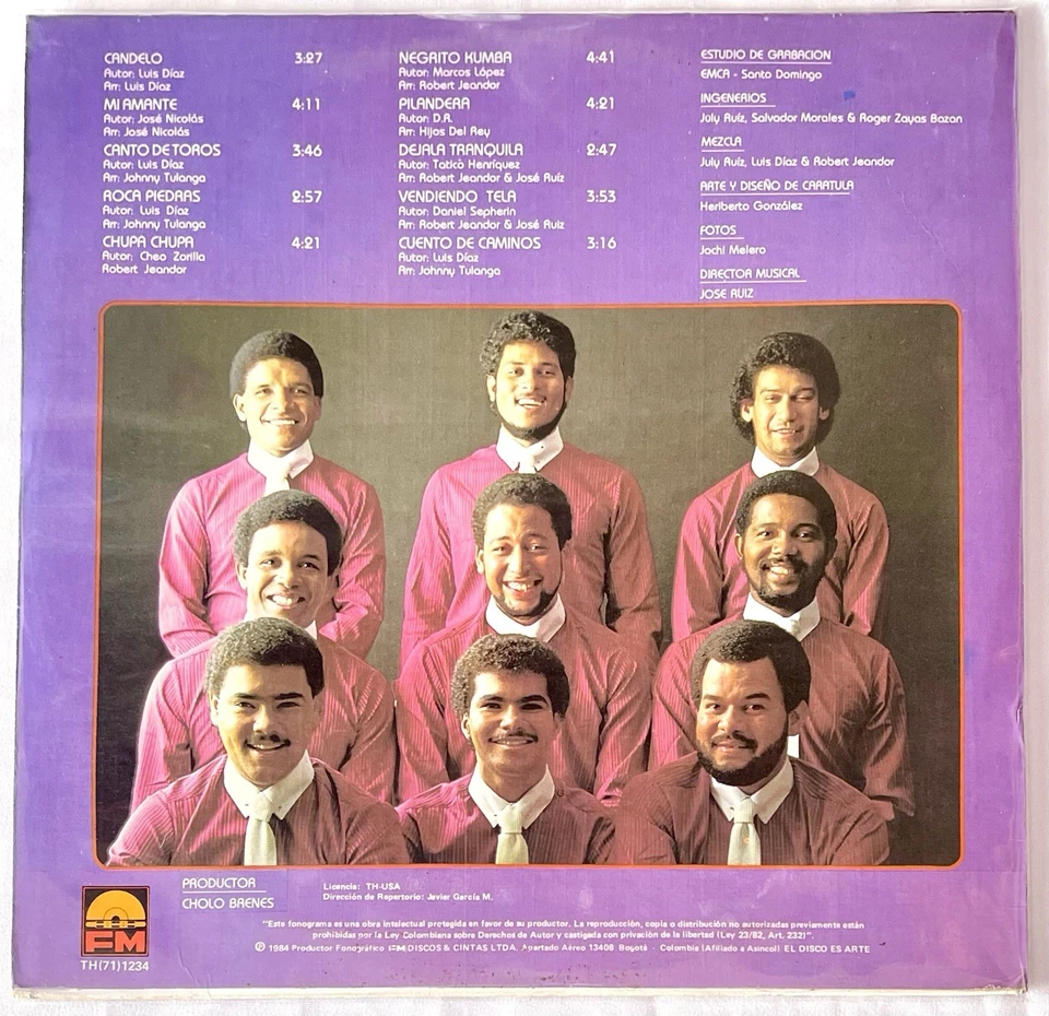 Los Hijos Del Rey – Los Hijos Del Rey - TH Merengue 1984 - Image 2 of 4