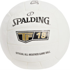 SPALDING Elite TF18 "Bola Oficial de Juego para Todo Clima" Blanco VOLEIBOL NUEVO EN CAJA