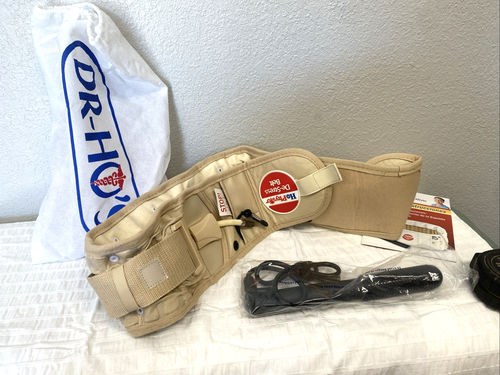 DR-HO's 2-In-1 Back Relief Belt Size A 25-41" Stretch Support degenerative disc - Picture 2 of 14