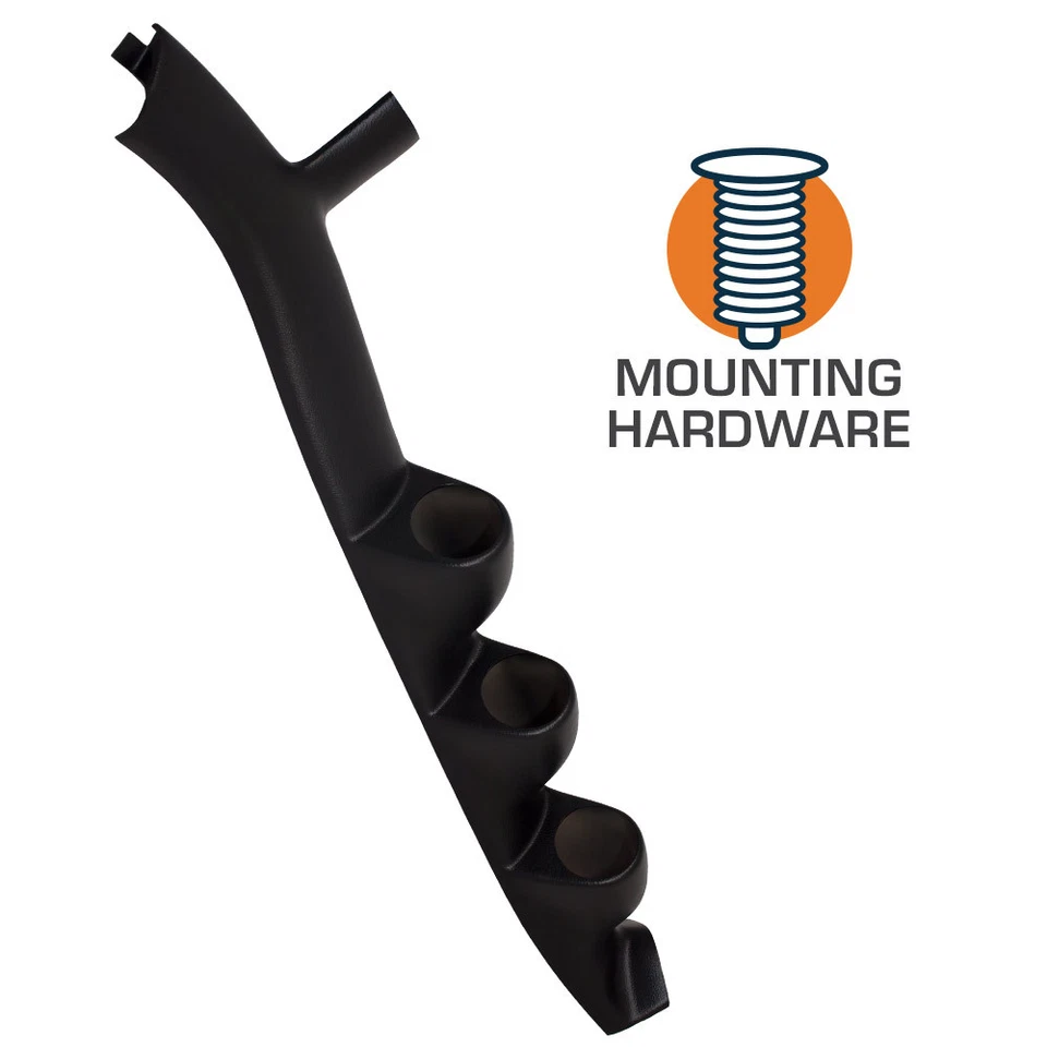 Cápsula de pilar GlowShift negra triple calibre 52 mm para Ford Mustang 1987-1993 Foto 3 de 3