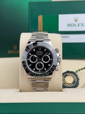 Rolex Daytona Cosmograph 116500LN Black Dial Stainless Steel Box Paper