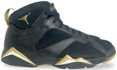 black white and gold jordan 7