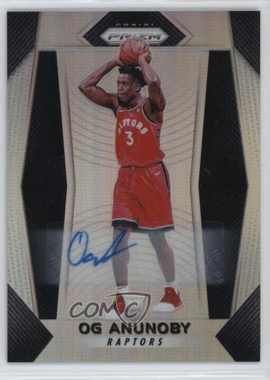 2017-18 Panini Prizm Silver Prizm Auto OG Anunoby #38 Auto 0m89