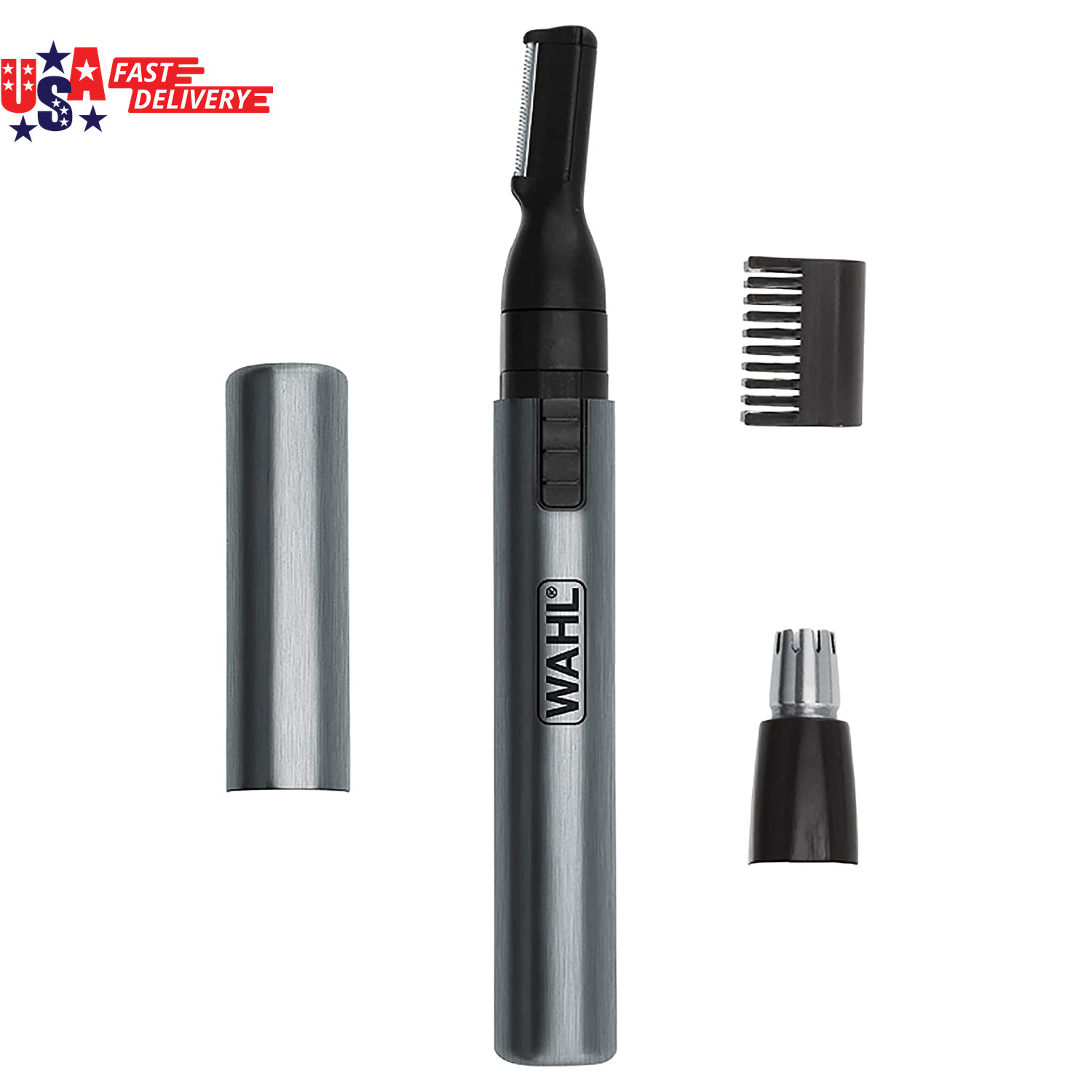 Micro Groomsman Battery Personal Trimmer for Hygienic Grooming with Rinseable, I