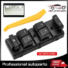 Driver Left Door Master Power Window Switch For 2015-2019 Hyundai Sonata Sedan