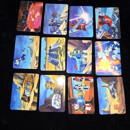 MINT 1985 TRANSFORMERS ACTION CARDS HASBRO Complete 192 Card Set 23 sticker - Picture 8 of 19