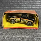 Vintage Tonka Black/Brown Camping Truck Missing Camper Shell w/ Wrecker Box 1979