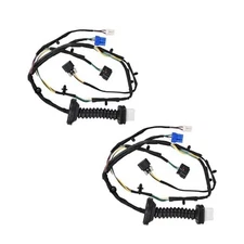 Rear Door Wiring Harness with Connector Wiring Harness Assembly 2 PCS