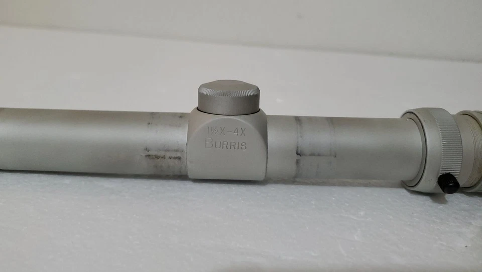 Mira telescópica dúplex Burris 1,5x-4x tubo de 1” - acabado de níquel satinado Foto 2 de 4