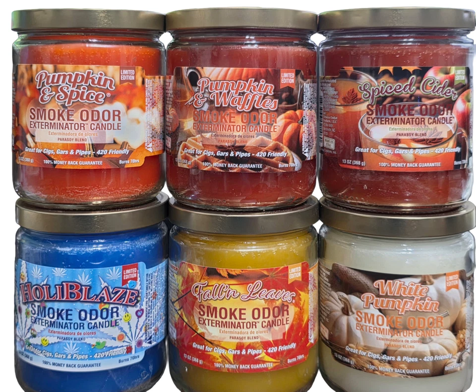 Smoke Odor Exterminator Candles | LIMITED EDITION | 70 Hours Burn Time | 2 Pack - Image 2 of 4