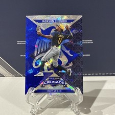 Panini Crusade 2025 Jackson Chourio Milwaukee Brewers Blue Ice Prism # 100