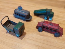 Rare Collection Of 4 Miniture Tin Penny Toys Made In JAPAN