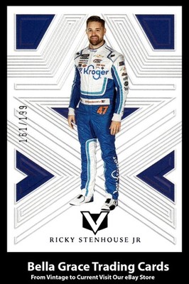 2023 Panini Chronicles Ricky Stenhouse Jr. #18 JTG Daugherty Vertex Blue /199 