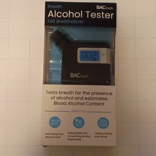 BACtrack T40 Electronic Breathalyzer, Digital Display, Wireless NFC, Black