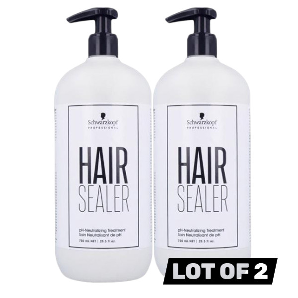 SCHWARZKOPF Professional Hair Sealer pH-Neutralizing Treatment 25.3 oz LOT OF 2