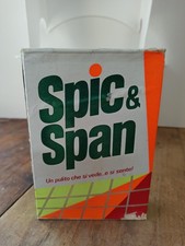 Scatola Detersivo Sapone Spic & Span Vintage Collezionismo