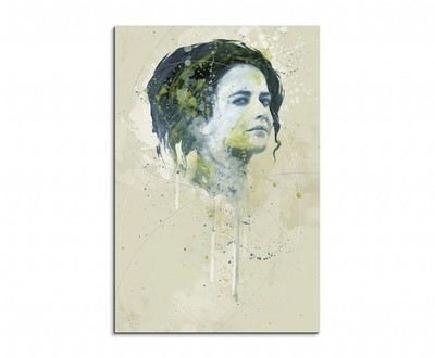 60x90cm Eva Green Penny Dreadful I Aqua Wandbild Aquarell Art