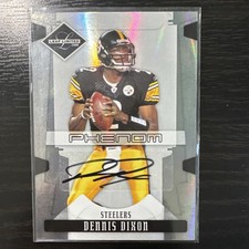 2008 Leaf Limited Phenom Auto Steelers Dennis Dixon 34/99