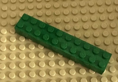 Lego 8x10 Large Long Green Brick 3006 Genuine - 1 Piece