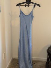 Altar'd State Blue Floral Maxi Dress - Size Small