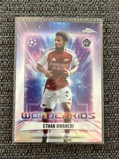 2024-25 Topps Chrome UCC Ethan Nwaneri Wonderkids Refractor RC 